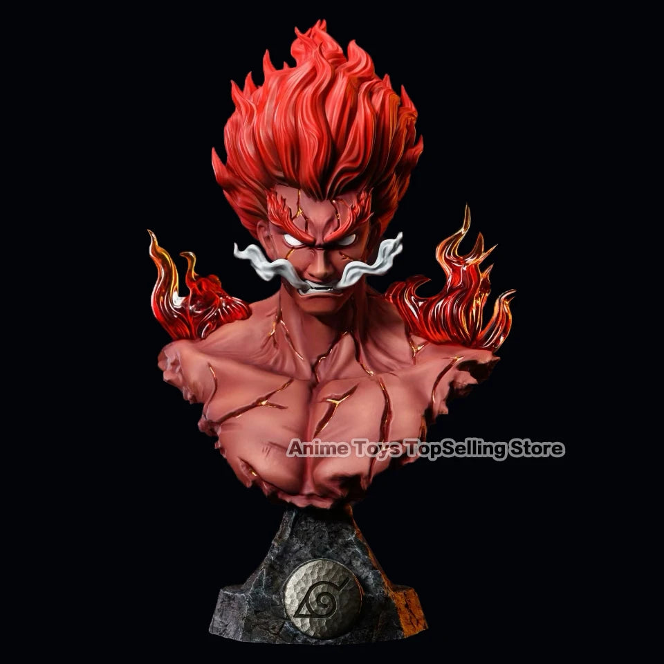 Naruto Shippuden Anime Character Bust Collection | Hokage & Uchiha Clan Figures Set | Premium PVC Statue Collectibles 10-14cm