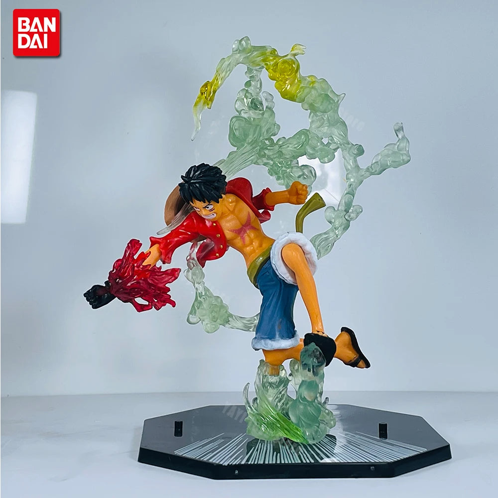 One Piece Action Figure Set: Luffy, Zoro, Sanji, Ace | Premium Anime Collectible PVC Model Figures