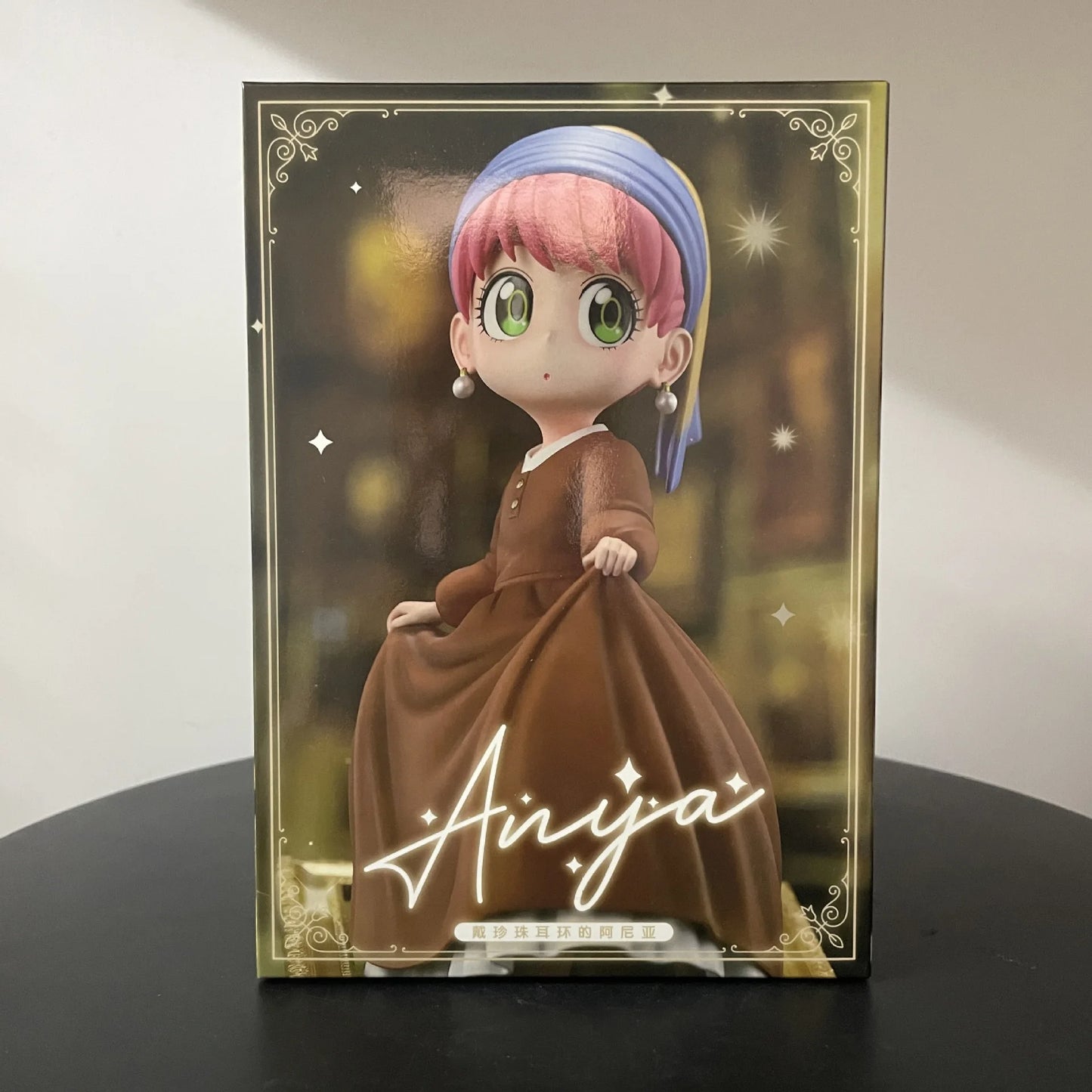 GULUGULU Studio Anya Forger Resin Statue - Spy x Family x Girl with a Pearl Earring Cosplay Figure 20cm