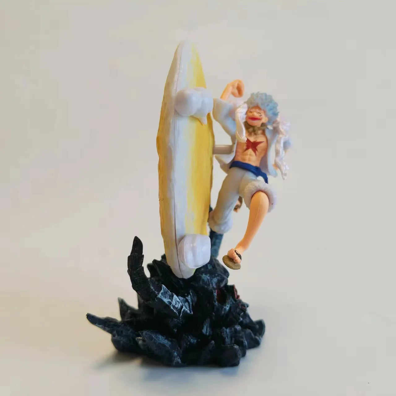 One Piece Gear 5 Luffy Moon Lamp LED Night Light | Sun God Nika Figure Statue Collectible 14cm