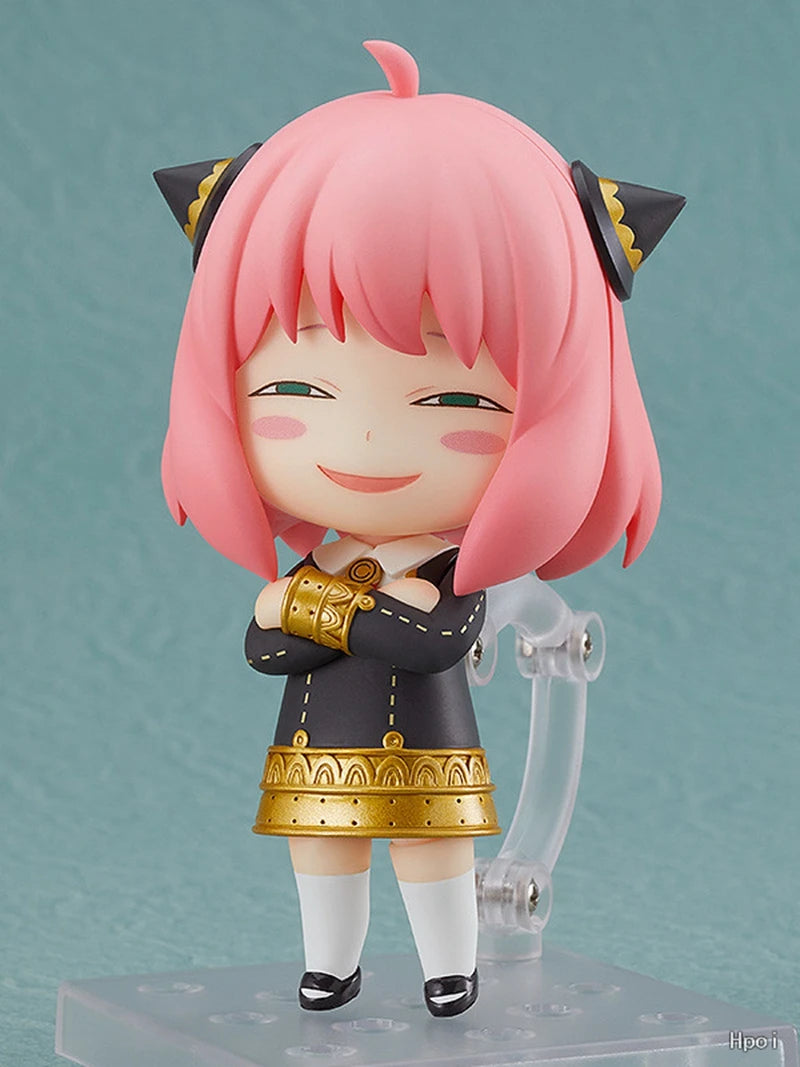 Spy x Family Nendoroid Figure Set - Loid, Anya & Yor Forger Collectible Anime Figurines - 10cm