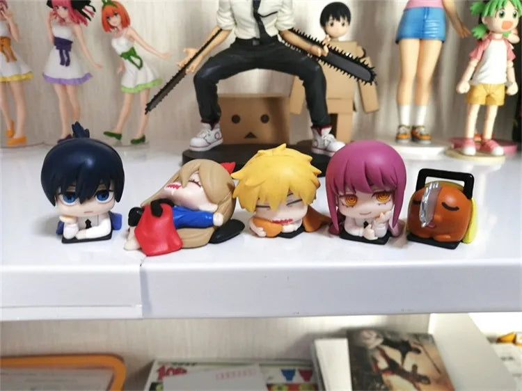 Chainsaw Man Anime Sleep Series Figurine Set 3cm