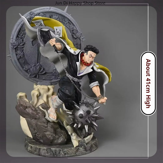 Demon Slayer Himejima Gyomei PVC Statue Figure | Stone Hashira Anime Collectible 41cm