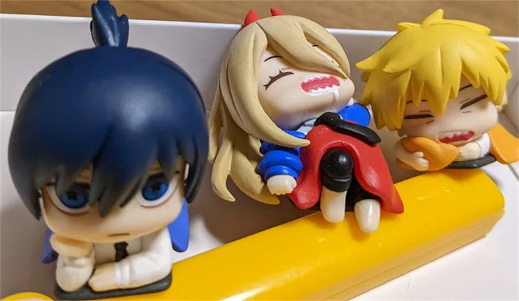 Chainsaw Man Anime Sleep Series Figurine Set 3cm