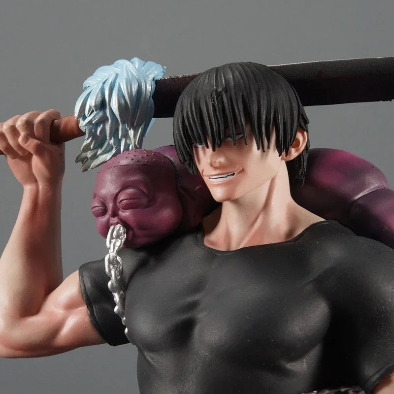 Jujutsu Kaisen Toji Fushiguro Action Figure | JJK Zenin Toji Collectible Anime Statue | 22cm PVC Model with Inverted Spear of Heaven