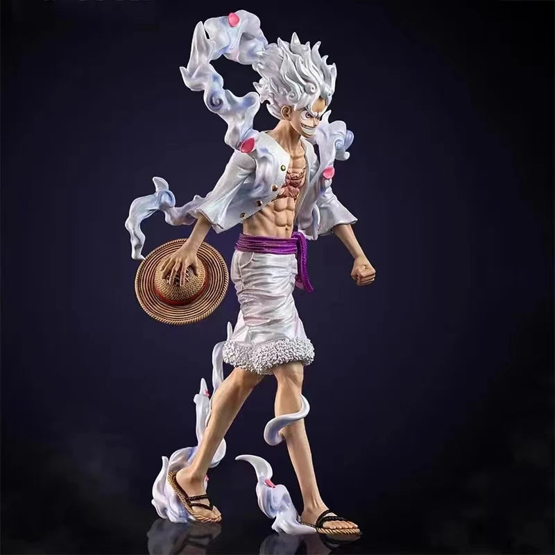 One Piece Monkey D. Luffy Gear 5 Nika Figure - Dynamic Anime Action Statue Collectible 23cm