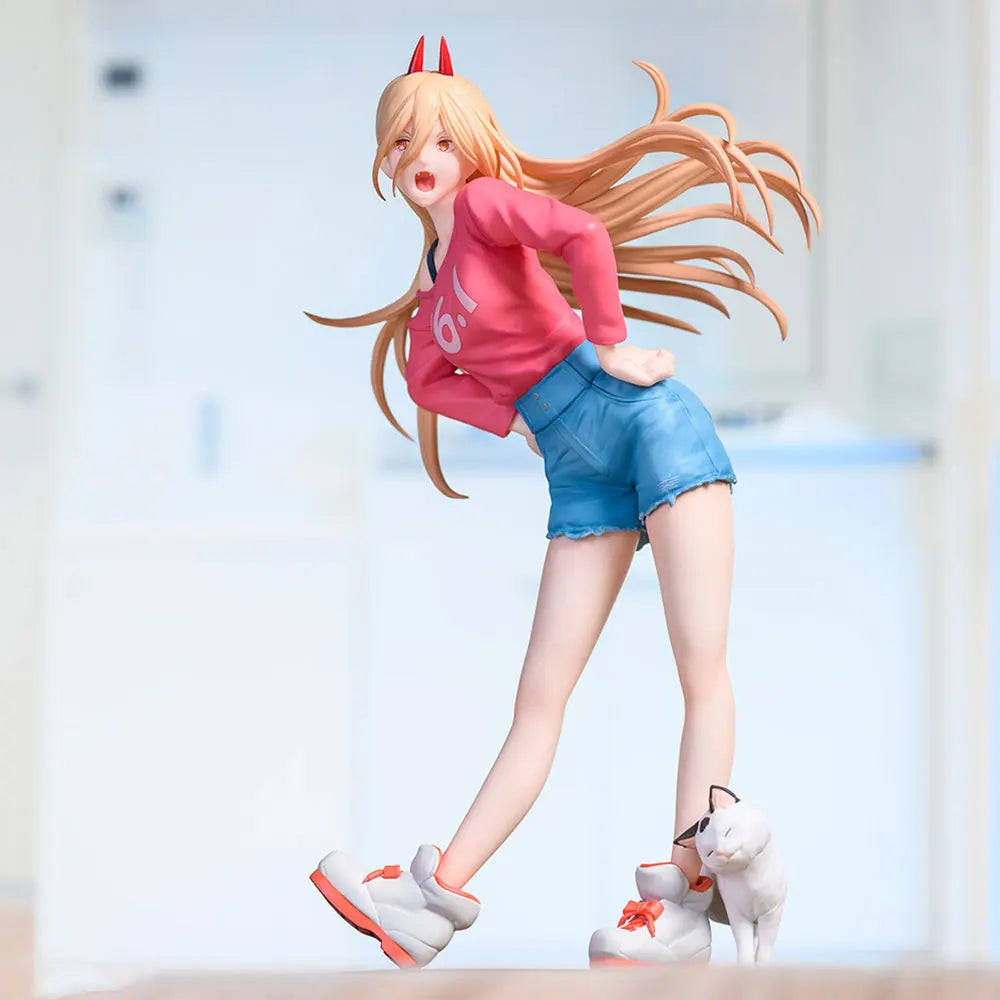 SEGA Luminasta Chainsaw Man Power Figure | Meowy Included | 15cm