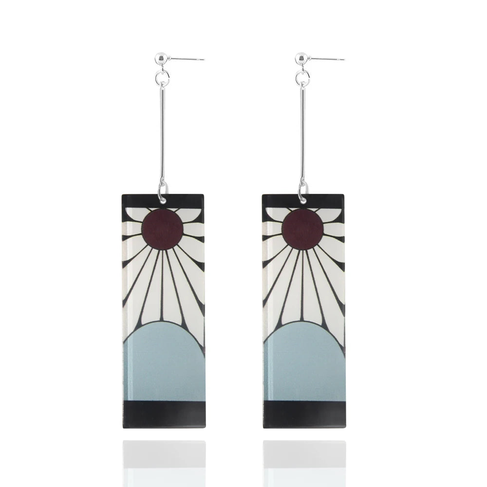 Demon Slayer Kimetsu no Yaiba Acrylic Earrings Jewelry
