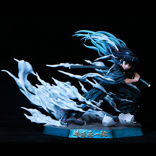 Demon Slayer Muichiro Tokito Figure - Breath of Mist Hashira Anime Statue 19cm