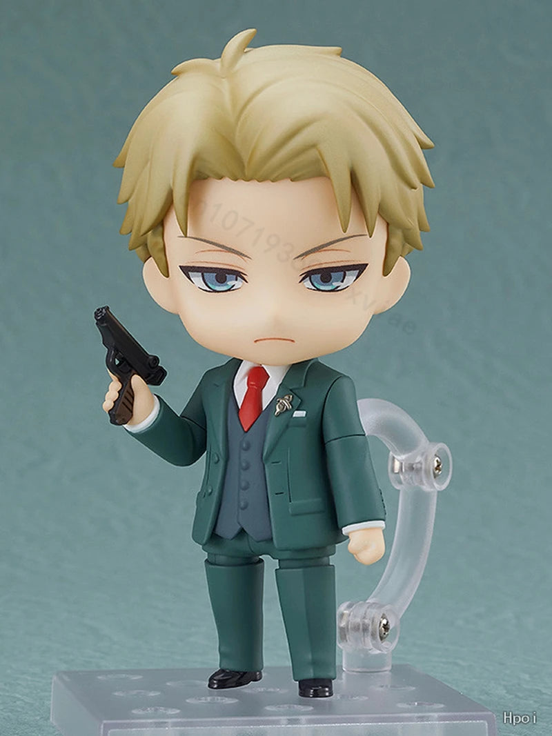 Spy x Family Nendoroid Figure Set - Loid, Anya & Yor Forger Collectible Anime Figurines - 10cm