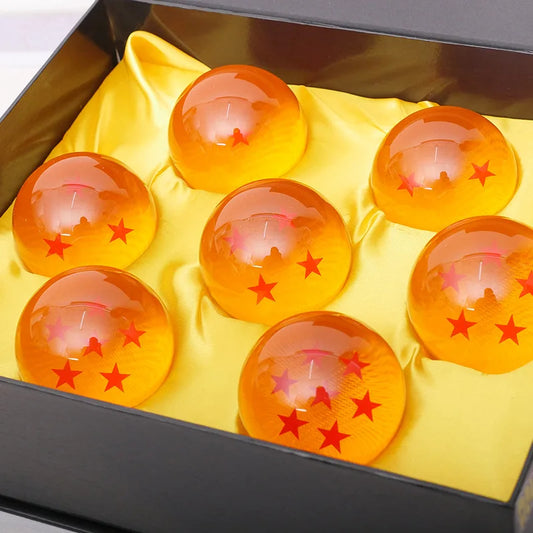 Dragon Ball Z 7-Star Crystal Ball Set with Gift Box 3.5cm