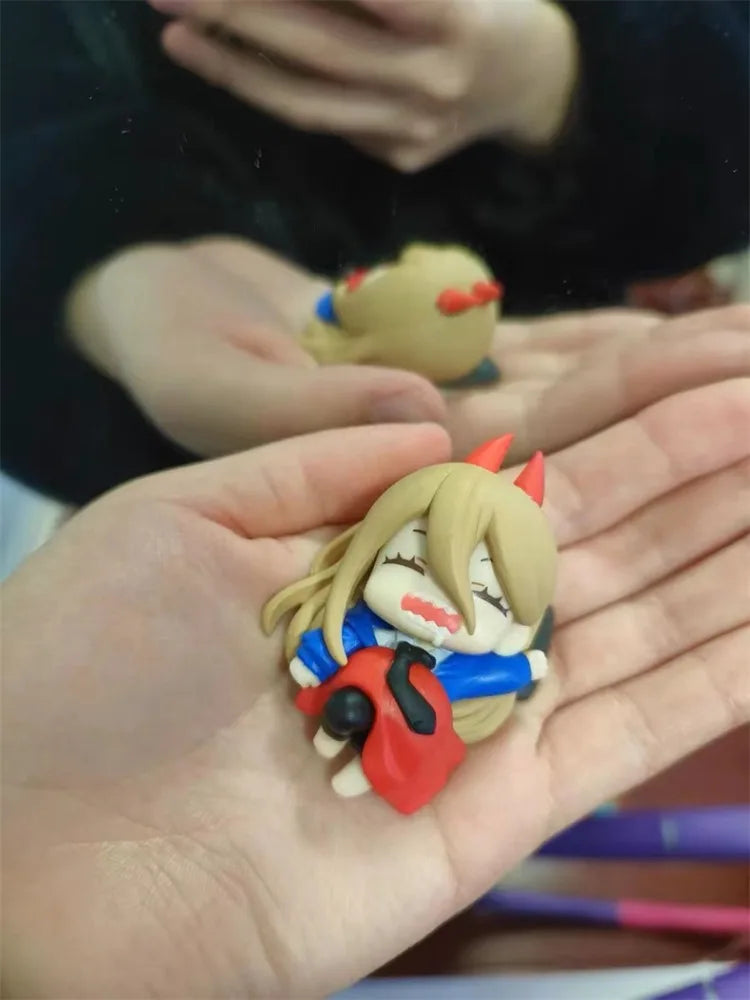 Chainsaw Man Anime Sleep Series Figurine Set 3cm