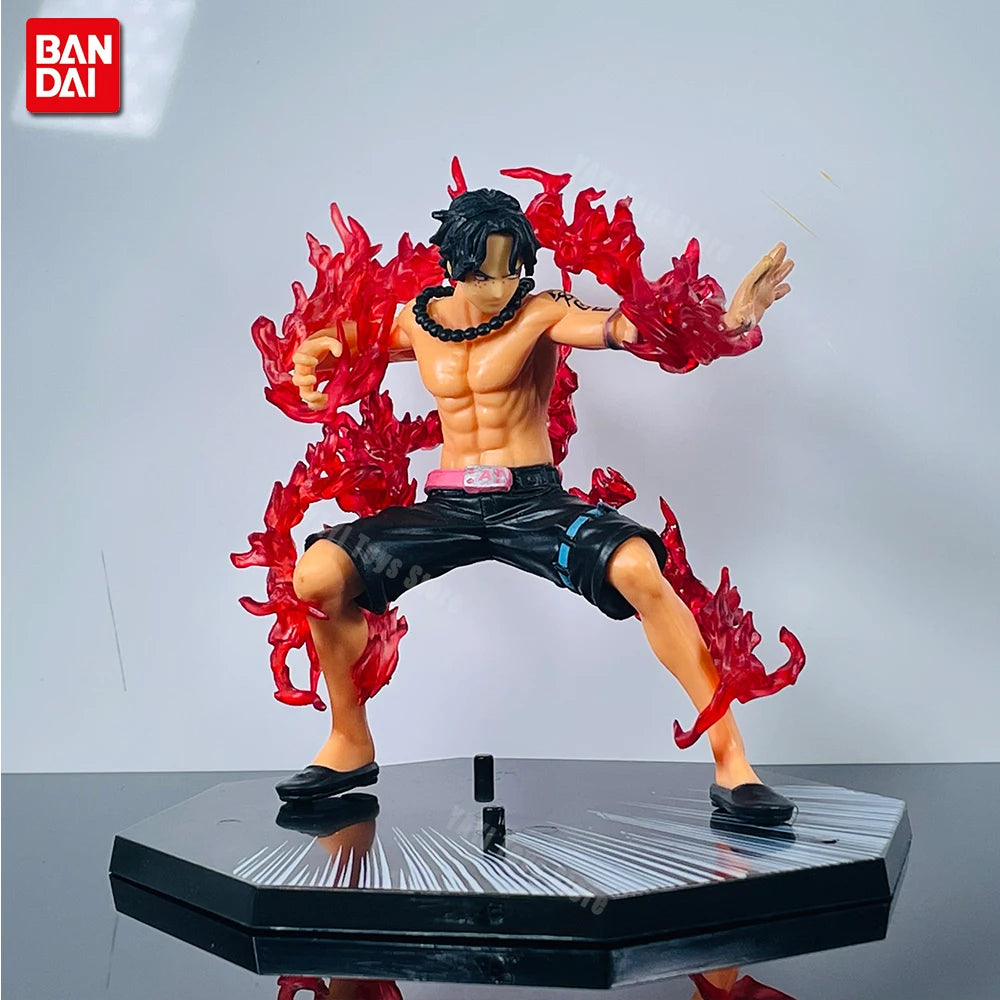 One Piece Action Figure Set: Luffy, Zoro, Sanji, Ace | Premium Anime Collectible PVC Model Figures