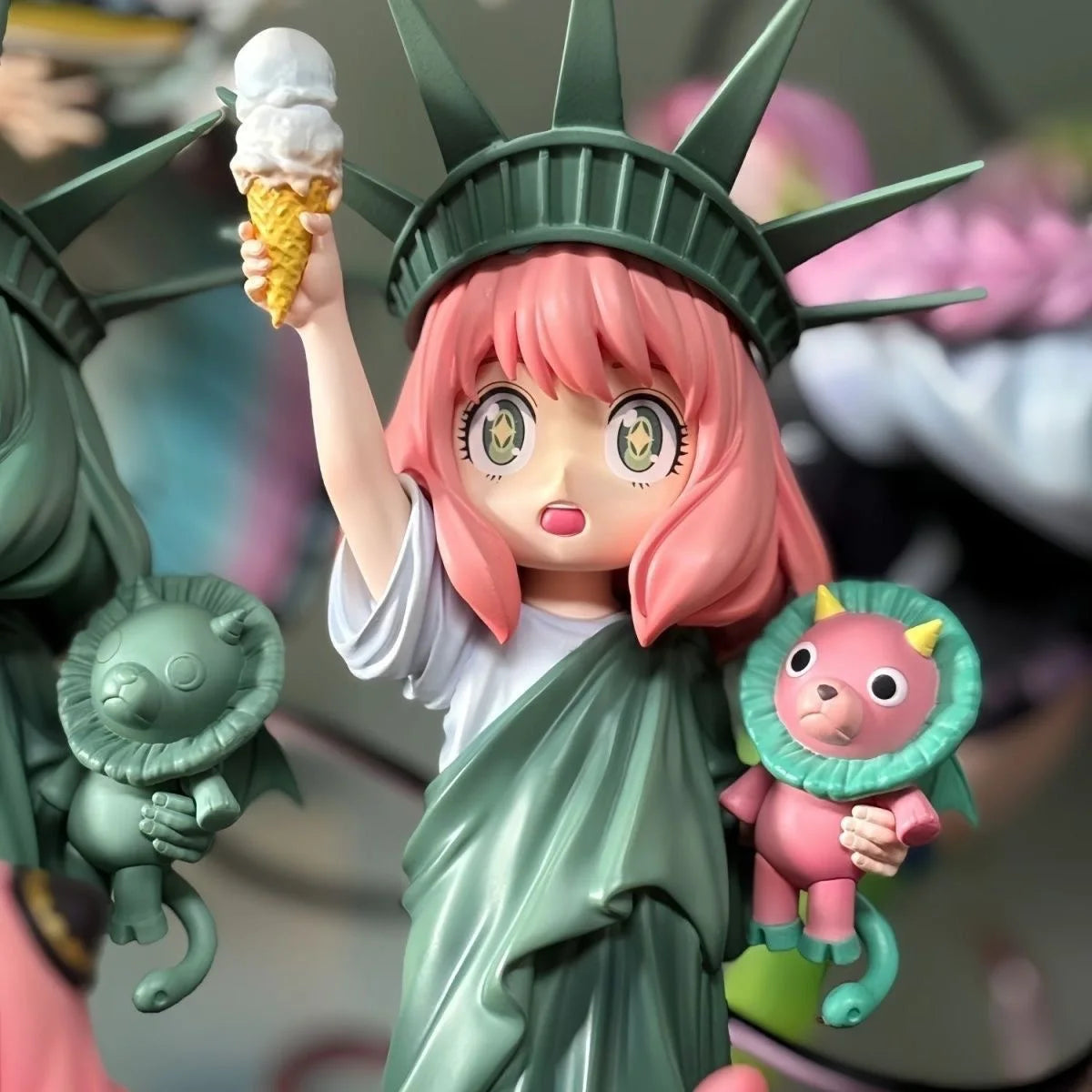 SPY x Family Anya Forger Statue of Liberty Cosplay Figure | Premium Anime Collectible 14CM