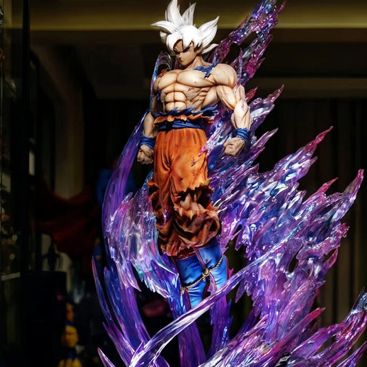 Dragon Ball Super Ultra Instinct Goku Figure Statue | Mastered UI Son Goku Anime Collectible 24cm