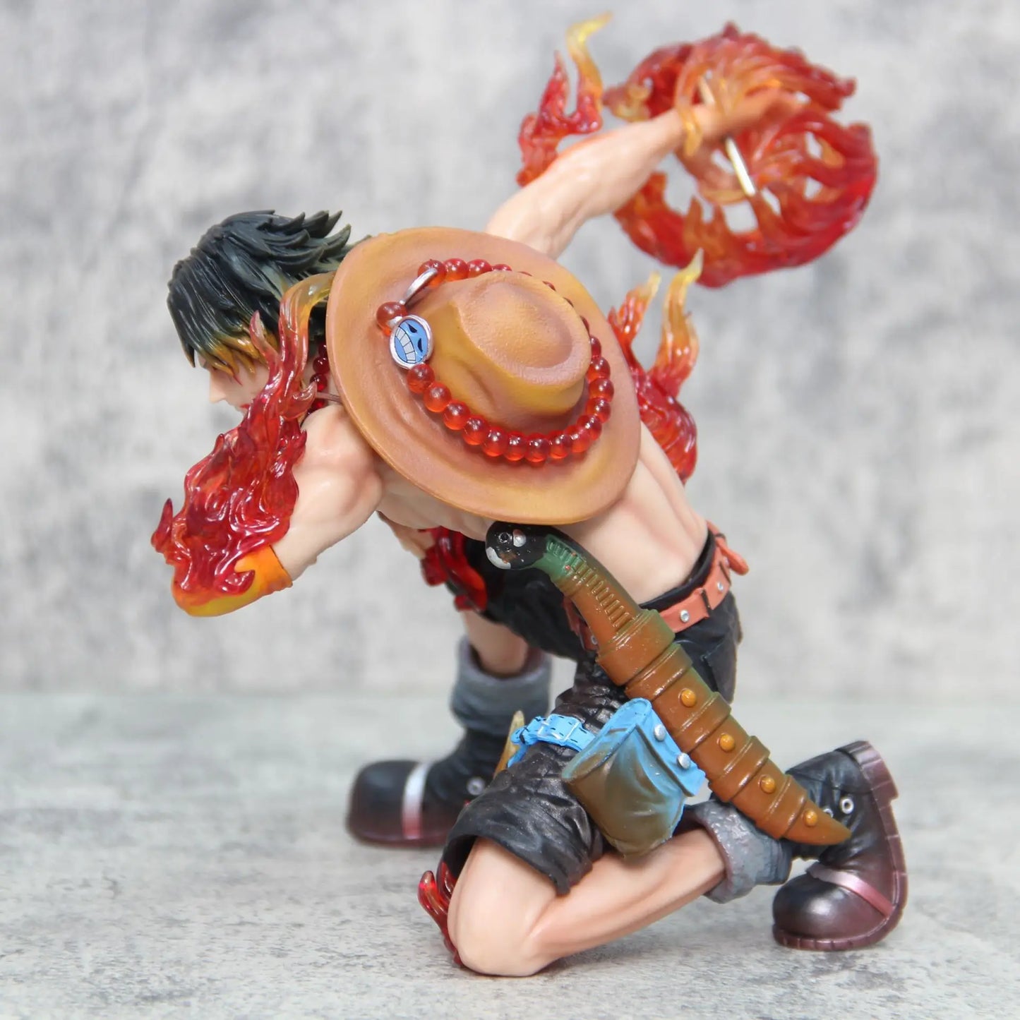 One Piece Portgas D. Ace Fire Fist Action Figure - Dynamic Battle Pose Anime Collectible Statue 16cm
