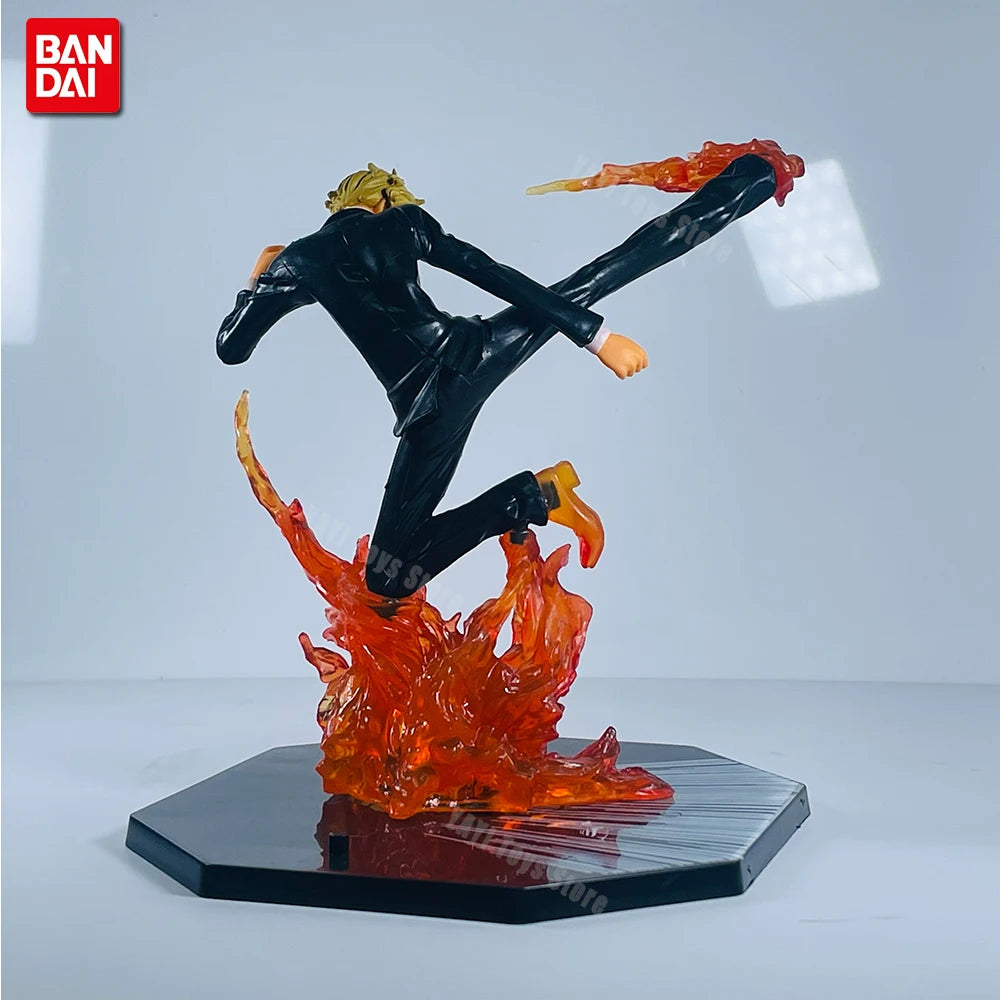 One Piece Action Figure Set: Luffy, Zoro, Sanji, Ace | Premium Anime Collectible PVC Model Figures