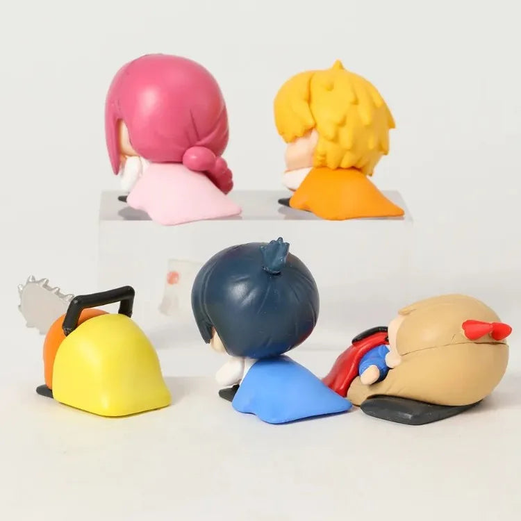 Chainsaw Man Anime Sleep Series Figurine Set 3cm