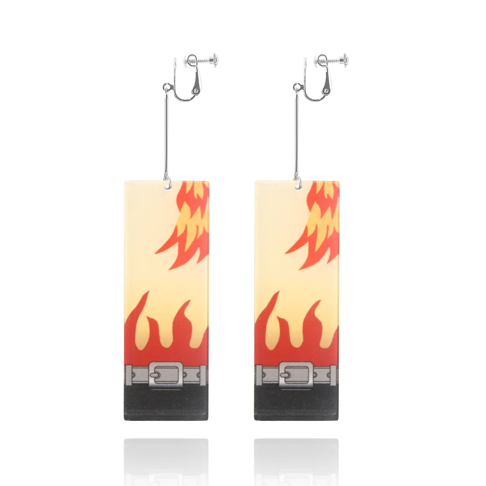 Demon Slayer Kimetsu no Yaiba Acrylic Earrings Jewelry