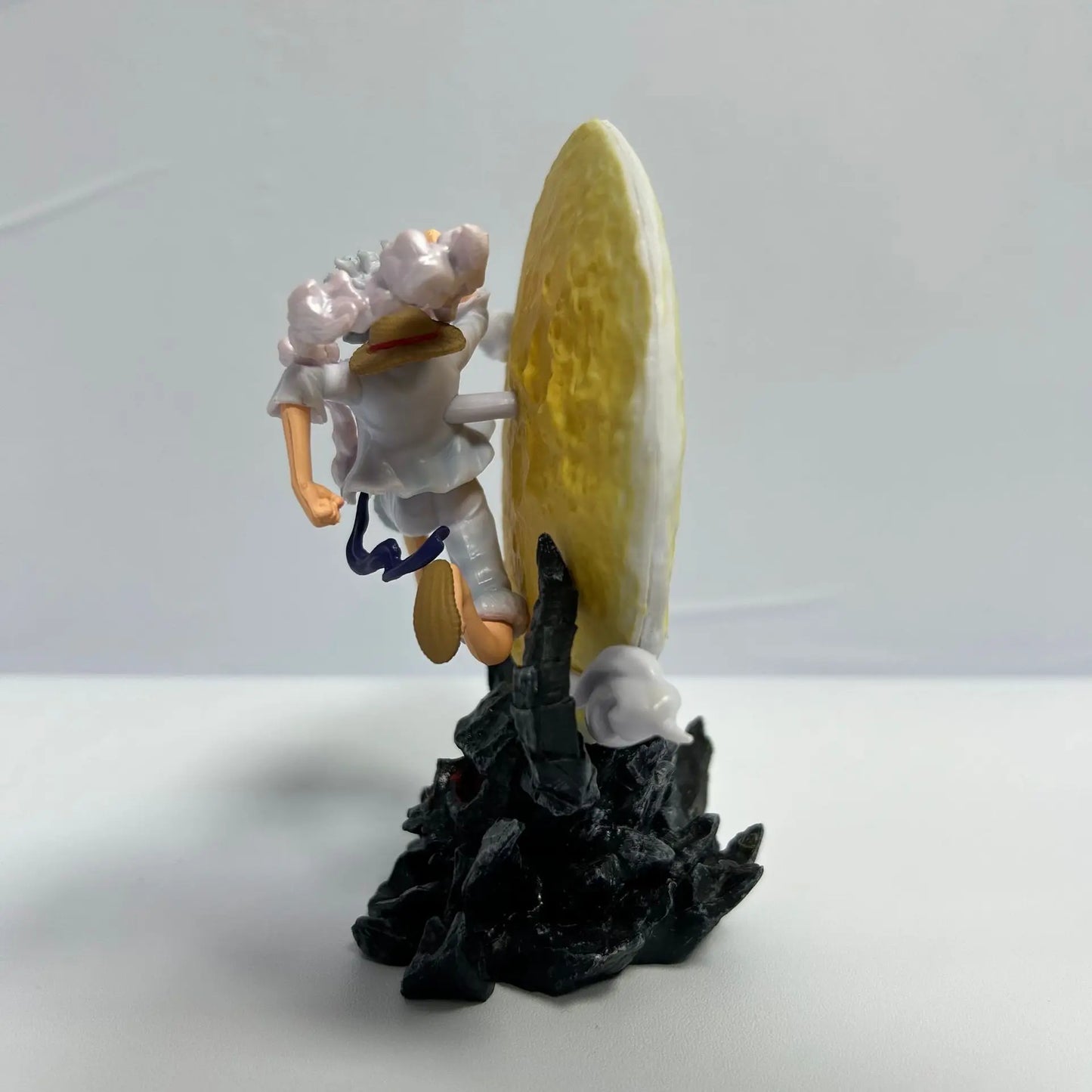 One Piece Gear 5 Luffy Moon Lamp LED Night Light | Sun God Nika Figure Statue Collectible 14cm