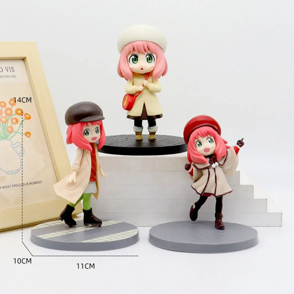 Anya Forger Figure Collection - SPY x FAMILY Anime Action Figures | Premium PVC Collectibles 14cm