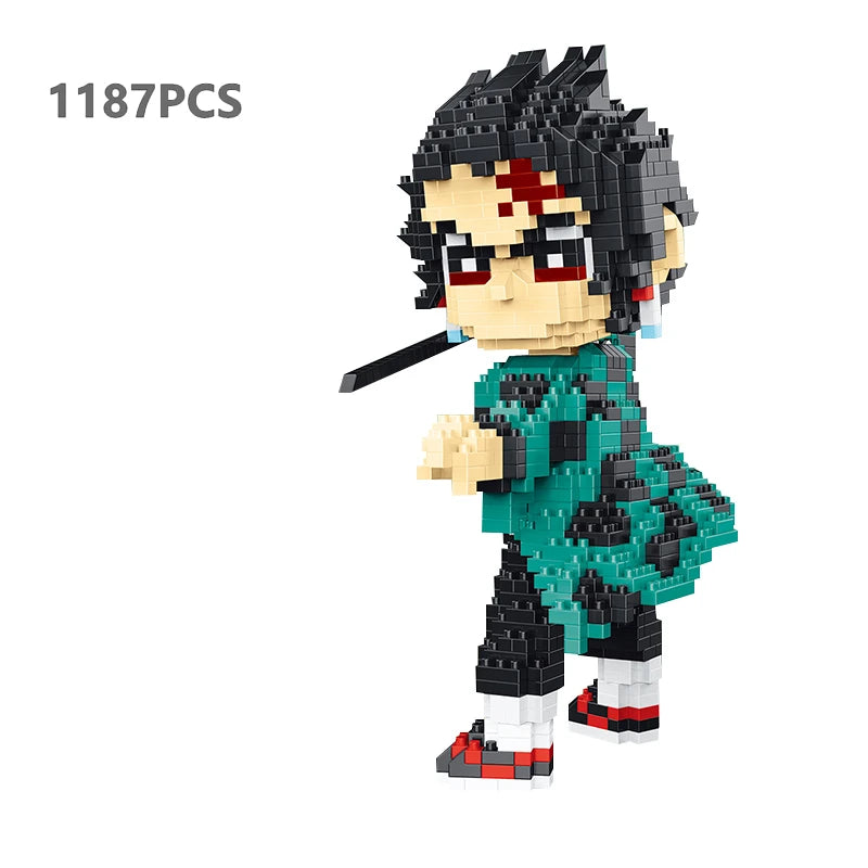 Hot Anime Demon Slayer Building Blocks Kimetsu No Yaiba