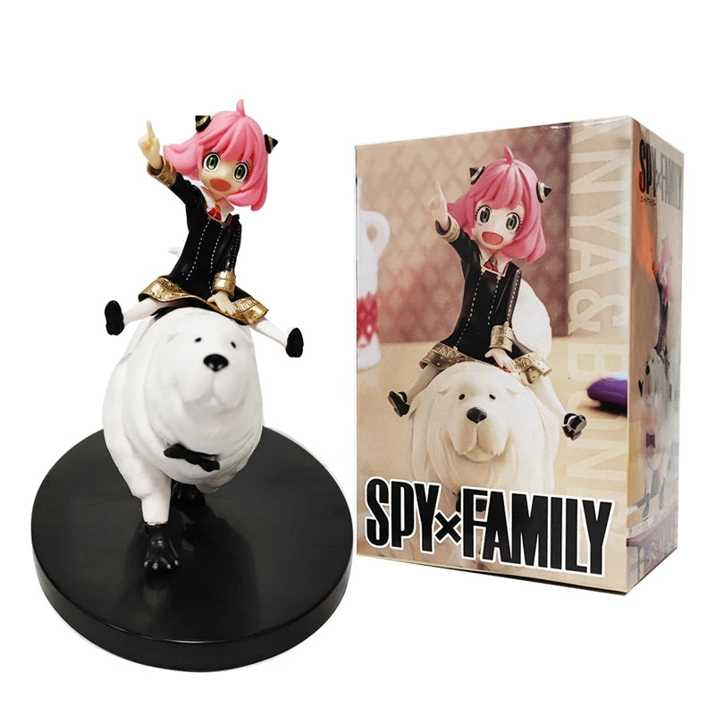 Spy x Family Anya & Bond Forger Figure | Anime Manga Collectible Statue 14cm