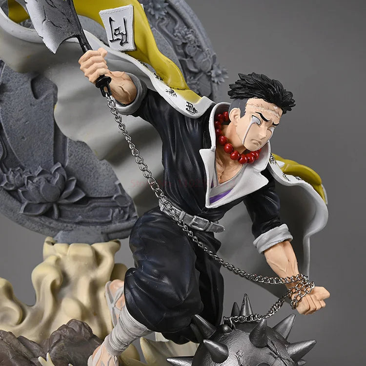 Demon Slayer Himejima Gyomei PVC Statue Figure | Stone Hashira Anime Collectible 41cm