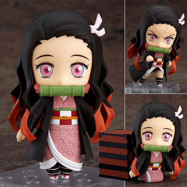 Good Smile Company Nendoroid Demon Slayer Anime Figures 15cm - Authentic Kimetsu no Yaiba Collectible Action Figure Set - Tanjiro, Nezuko, Inosuke, Zenitsu & More!