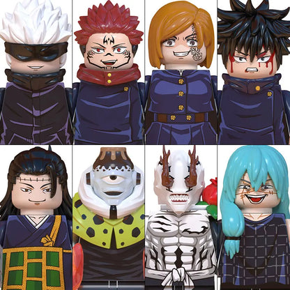 Jujutsu Kaisen Anime Mini Figures Building Blocks Set - Collectible Action Figures