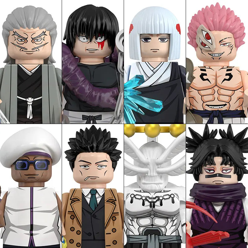 Jujutsu Kaisen Anime Mini Figures Building Blocks Set - Collectible Action Figures