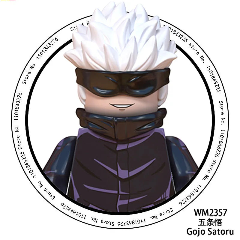 Jujutsu Kaisen Anime Mini Figures Building Blocks Set - Collectible Action Figures