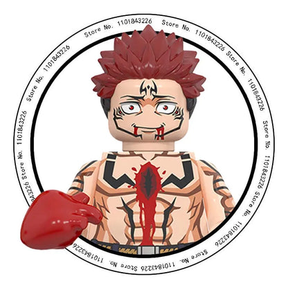 Jujutsu Kaisen Anime Mini Figures Building Blocks Set - Collectible Action Figures