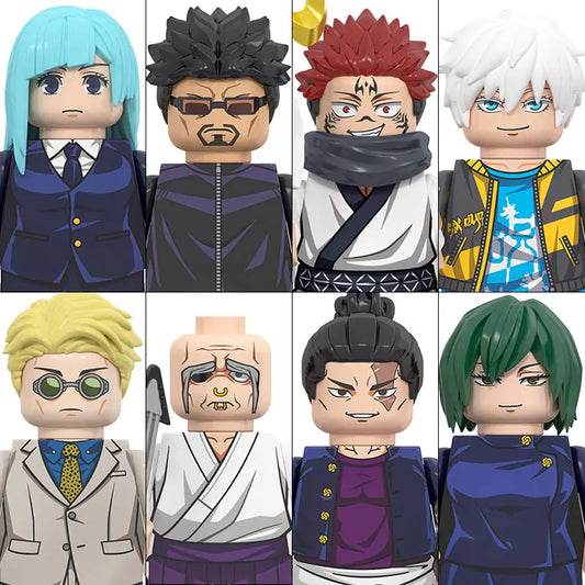 Jujutsu Kaisen Anime Mini Figures Building Blocks Set - Collectible Action Figures