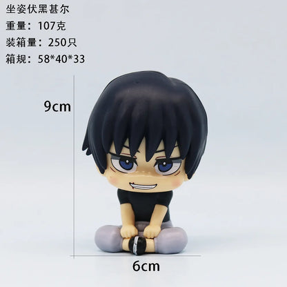 Jujutsu Kaisen Chibi Q-Posket Style PVC Action Figures Set 9-10cm