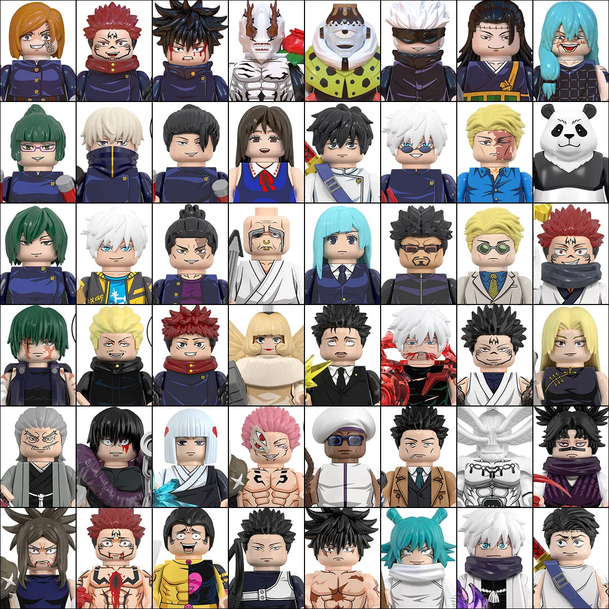 Jujutsu Kaisen Anime Mini Figures Building Blocks Set - Collectible Action Figures