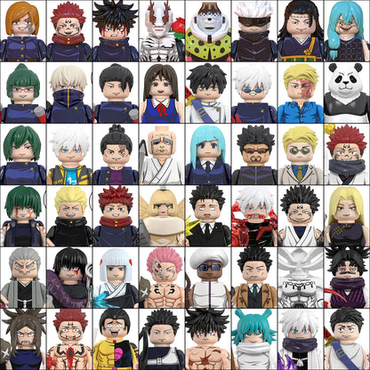 Jujutsu Kaisen Anime Mini Figures Building Blocks Set - Collectible Action Figures