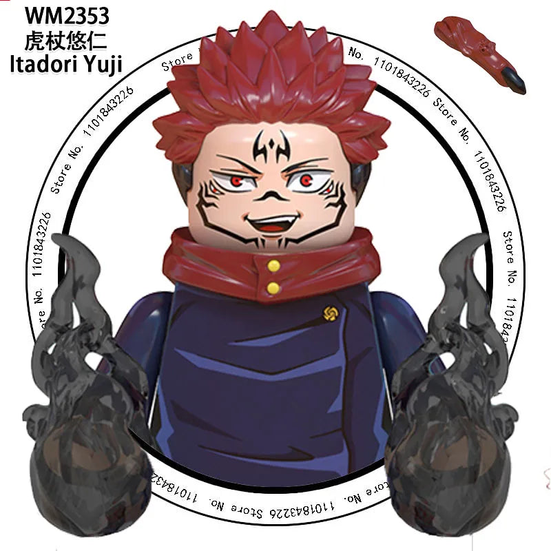 Jujutsu Kaisen Anime Mini Figures Building Blocks Set - Collectible Action Figures