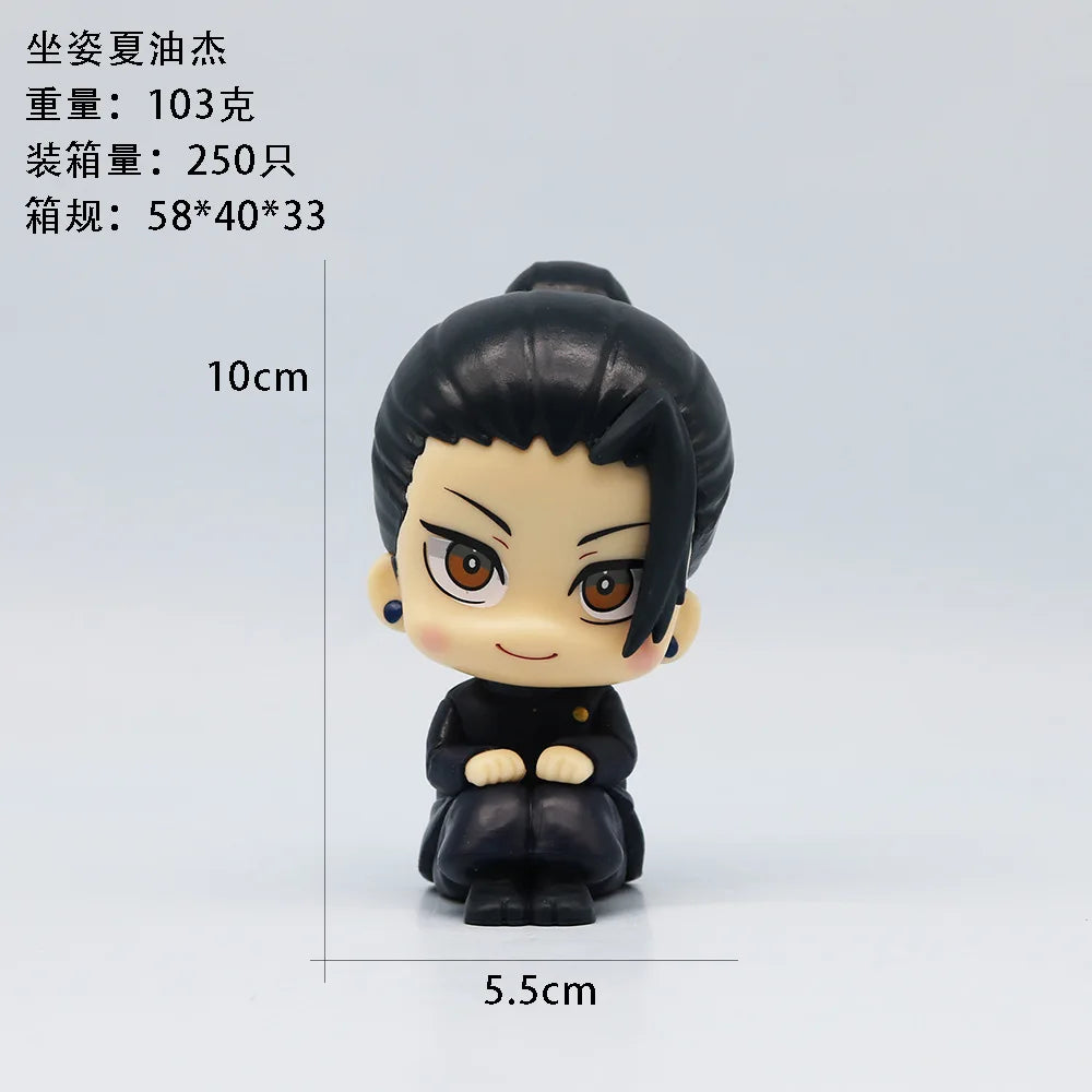 Jujutsu Kaisen Chibi Q-Posket Style PVC Action Figures Set 9-10cm