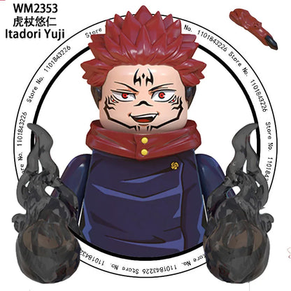 Jujutsu Kaisen Anime Mini Figures Building Blocks Set - Collectible Action Figures