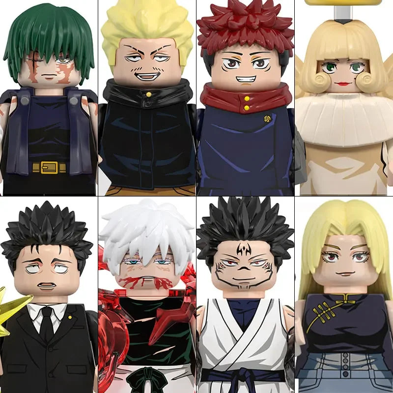 Jujutsu Kaisen Anime Mini Figures Building Blocks Set - Collectible Action Figures