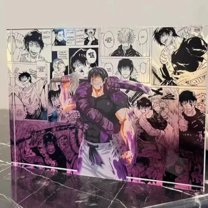 Anime Acrylic Stand Figure | Jujutsu Kaisen Display | Manga Desk Decor