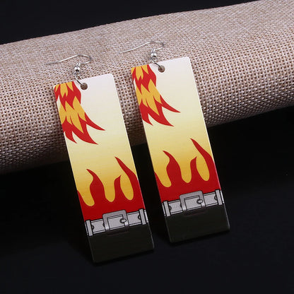 Demon Slayer Kimetsu no Yaiba Acrylic Earrings Jewelry