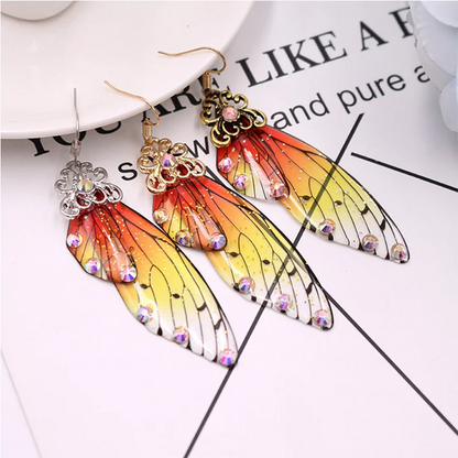 Demon Slayer Kimetsu no Yaiba Butterfly Wing Earrings Jewellery