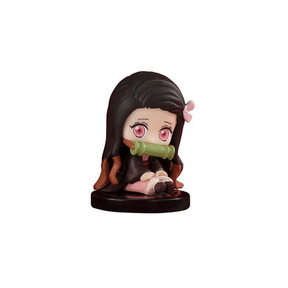 Demon Slayer Chibi Action Figure Set (5-Pack) - Kimetsu no Yaiba Collectible Mini Figures 5cm