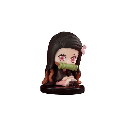 Demon Slayer Chibi Action Figure Set (5-Pack) - Kimetsu no Yaiba Collectible Mini Figures 5cm