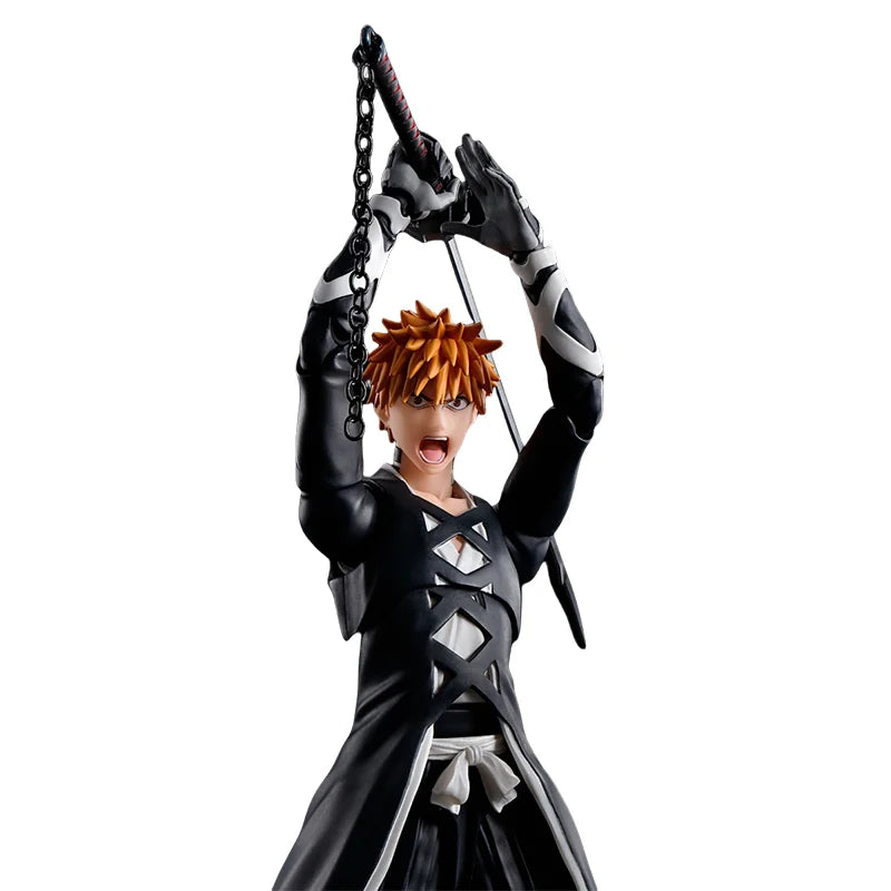 Bleach Thousand-Year Blood War S.H.Figuarts Action Figure Set - Ichigo, Renji, Byakuya, Kenpachi 15cm