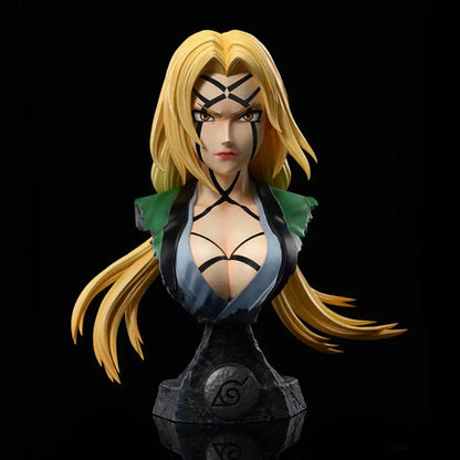 Naruto Shippuden Anime Character Bust Collection | Hokage & Uchiha Clan Figures Set | Premium PVC Statue Collectibles 10-14cm