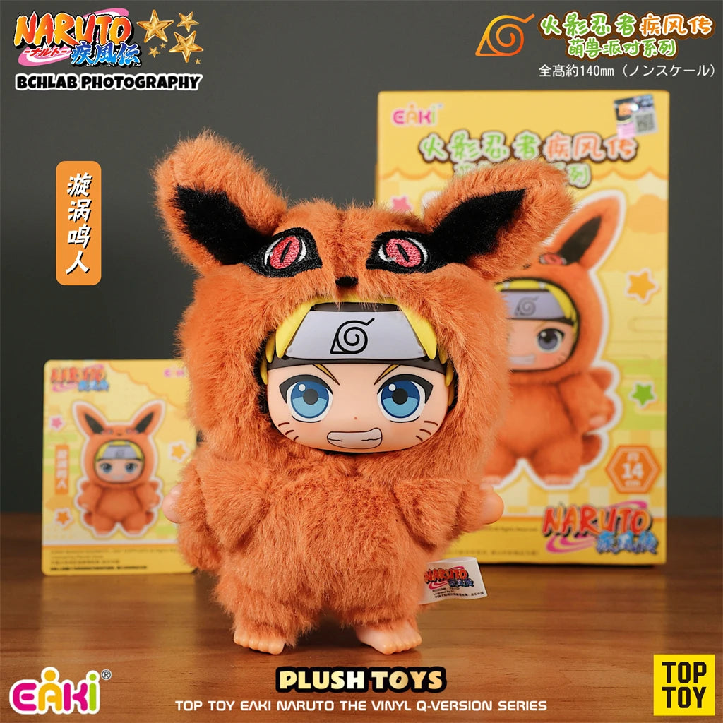 Naruto Shippuden Cute Beast Party Series Plush Blind Box – Collectible Anime Chibi Figures | Authentic Top Toy Eaki Plushies