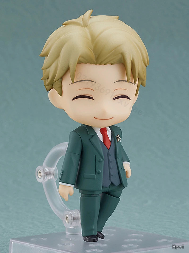 Spy x Family Nendoroid Figure Set - Loid, Anya & Yor Forger Collectible Anime Figurines - 10cm